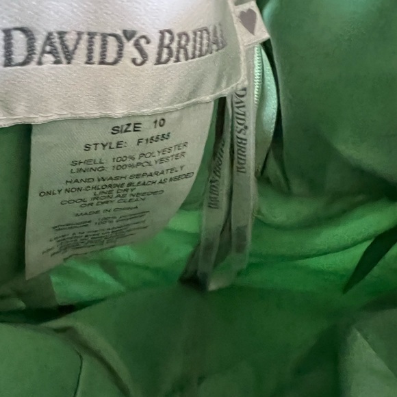 DAVID BRIDAL BRIDESMAID DRESS SIZE 10 - Picture 5 of 5